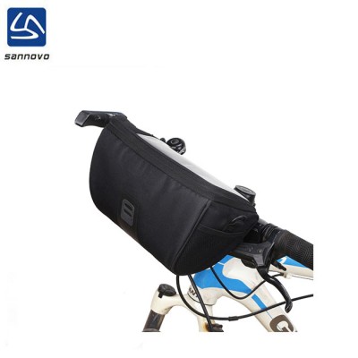 Multi-function bike handlebar bag for outdoor cycling