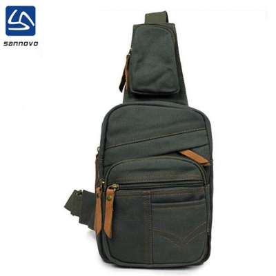 China supplier canvas daypack backpack with one strap